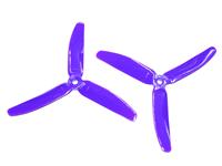 Kingkong 5040 3-Blade Purple Propellers CW CCW 1 Pair for FPV Racer [1067875-pl]